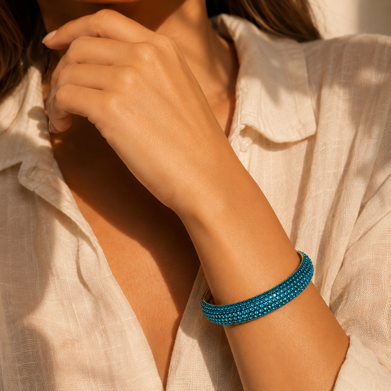 Laguna Crystal Bangle