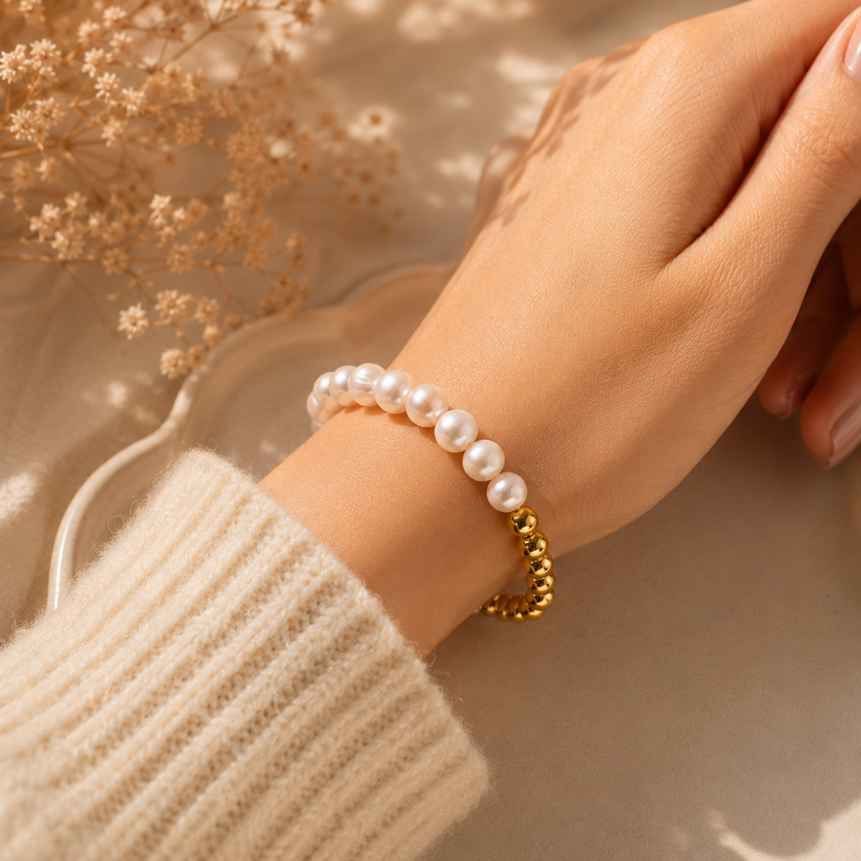 Quiet Luxury Pearl Bracelet
