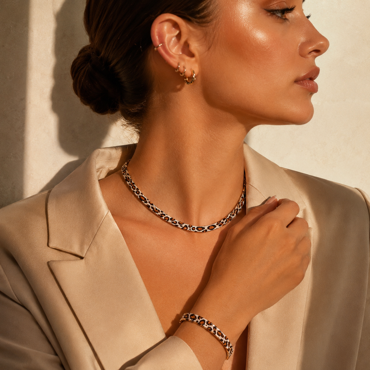 Wild Luxe Leopard Jewellery Set