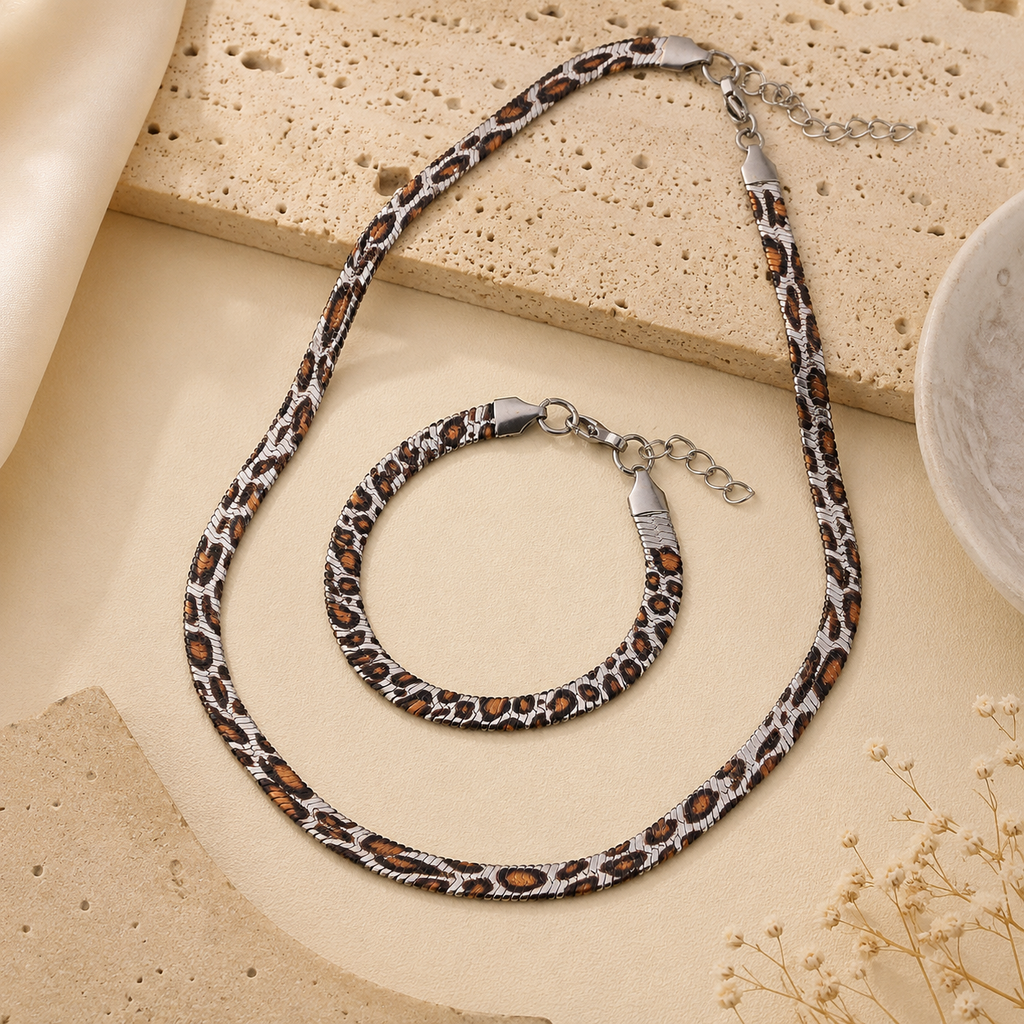 Wild Luxe Leopard Jewellery Set