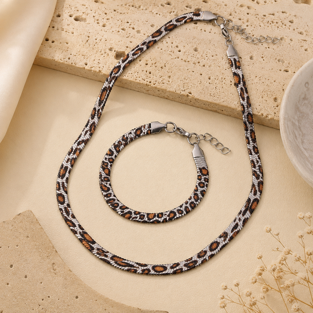 Wild Luxe Leopard Jewellery Set