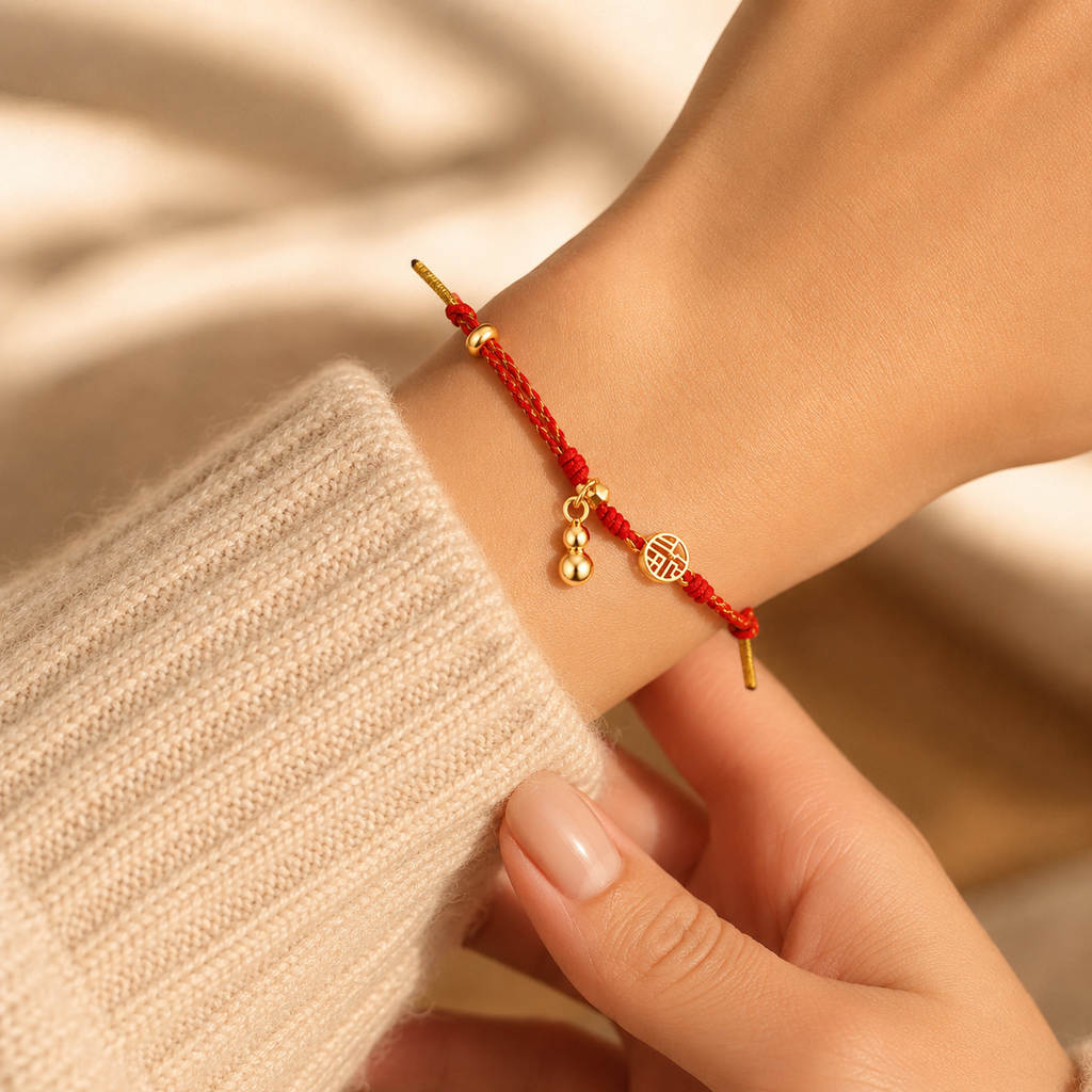 Lucky Knot Drawstring Bracelet