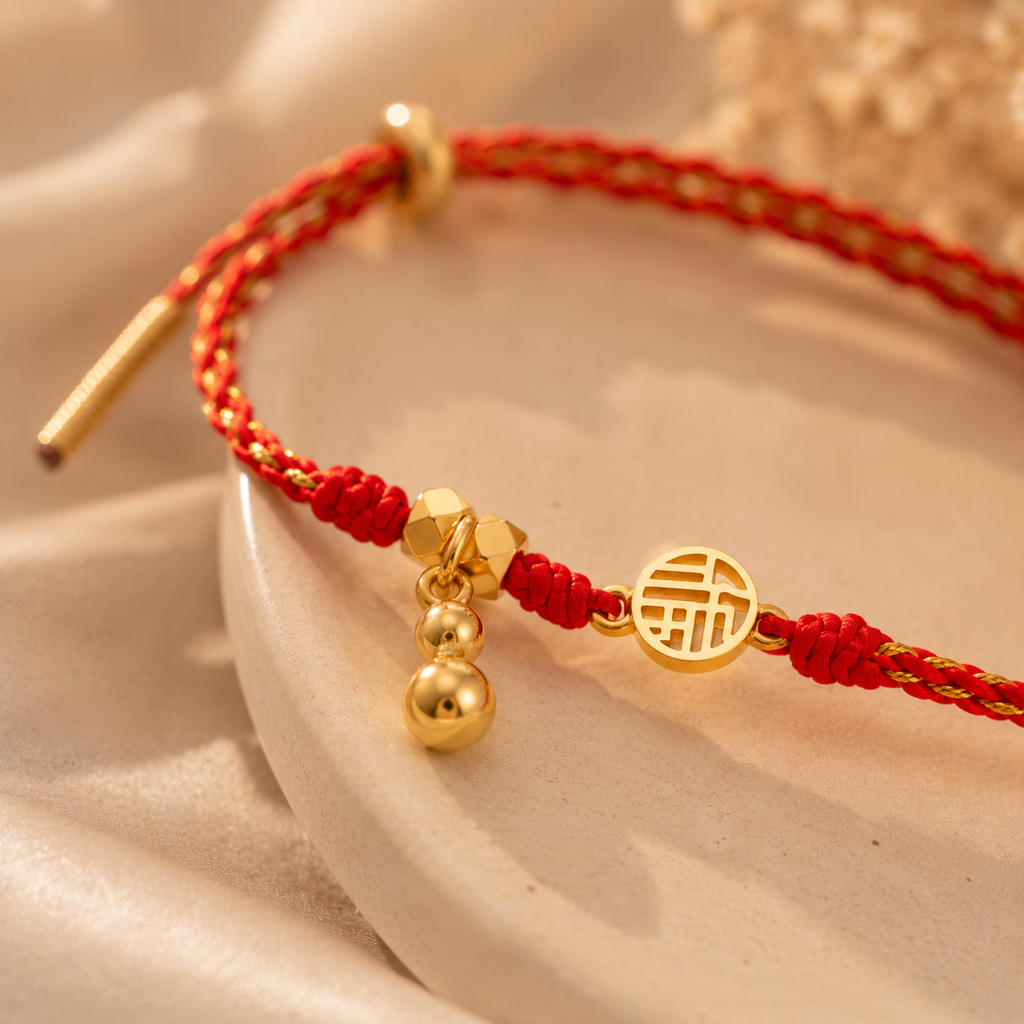 Lucky Knot Drawstring Bracelet