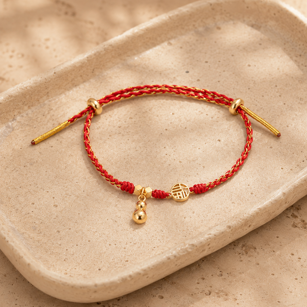 Lucky Knot Drawstring Bracelet