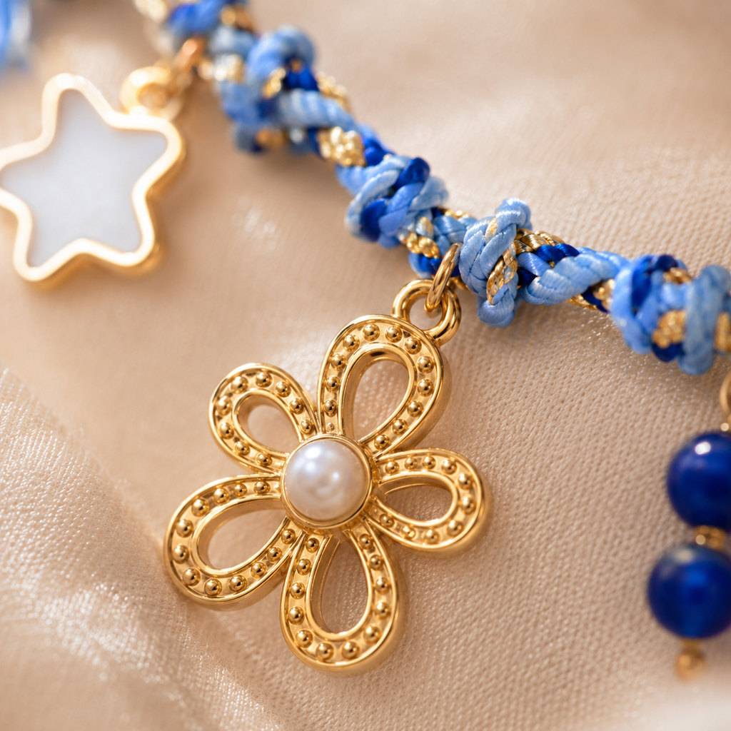 Sky Bloom Charm Bracelet