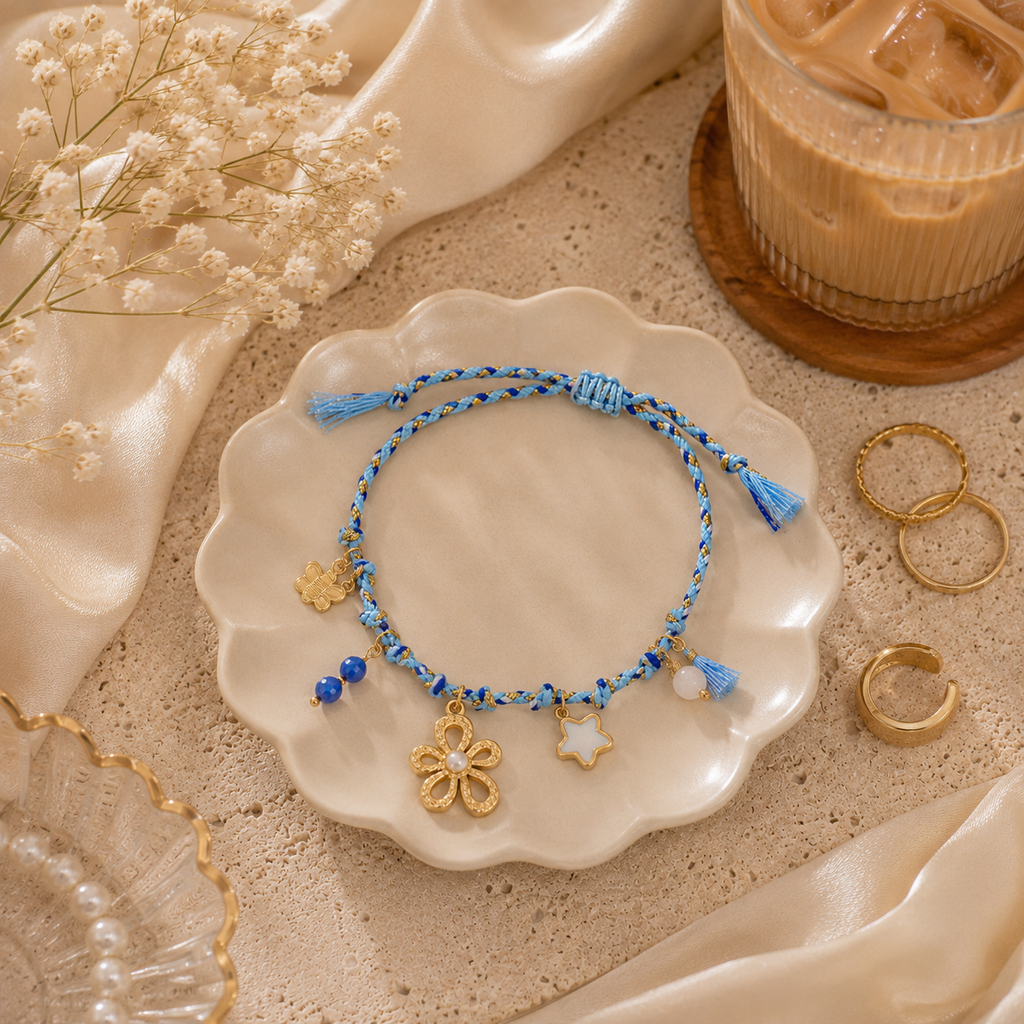 Sky Bloom Charm Bracelet