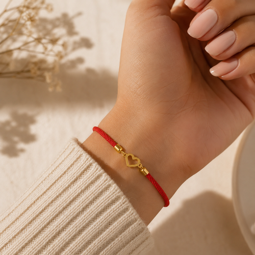 Delicate Heart Nylon Bracelet