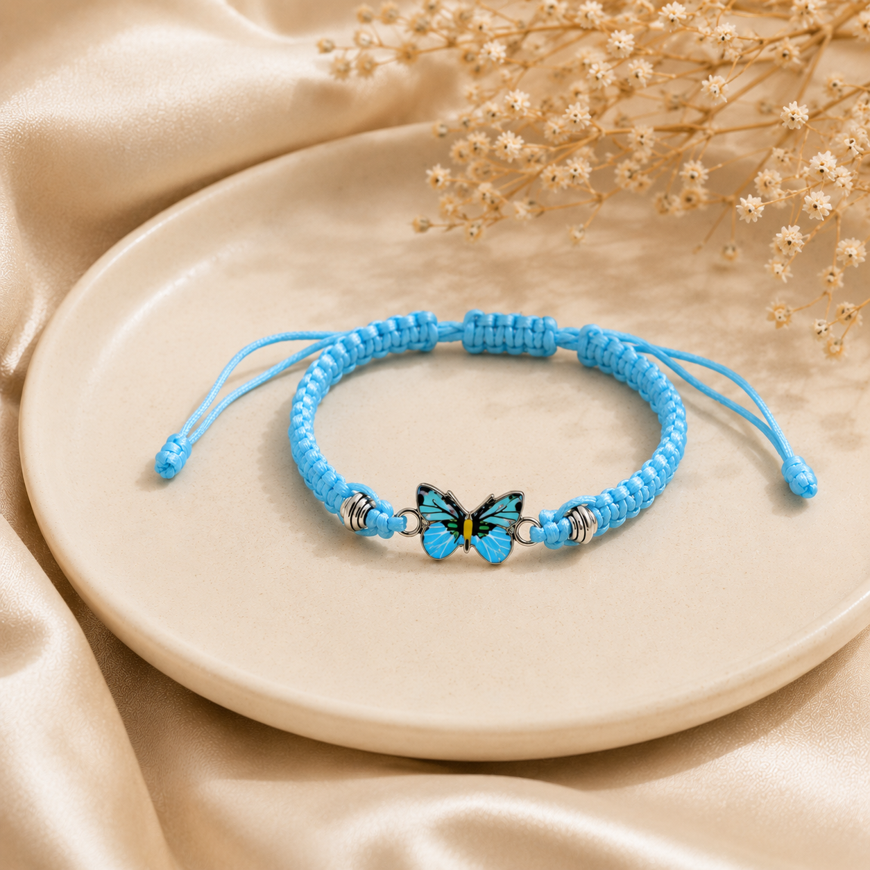 Butterfly Cord Bracelet