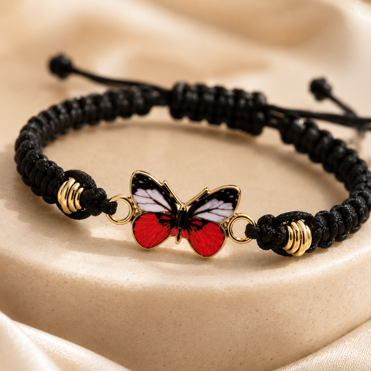 Butterfly Cord Bracelet