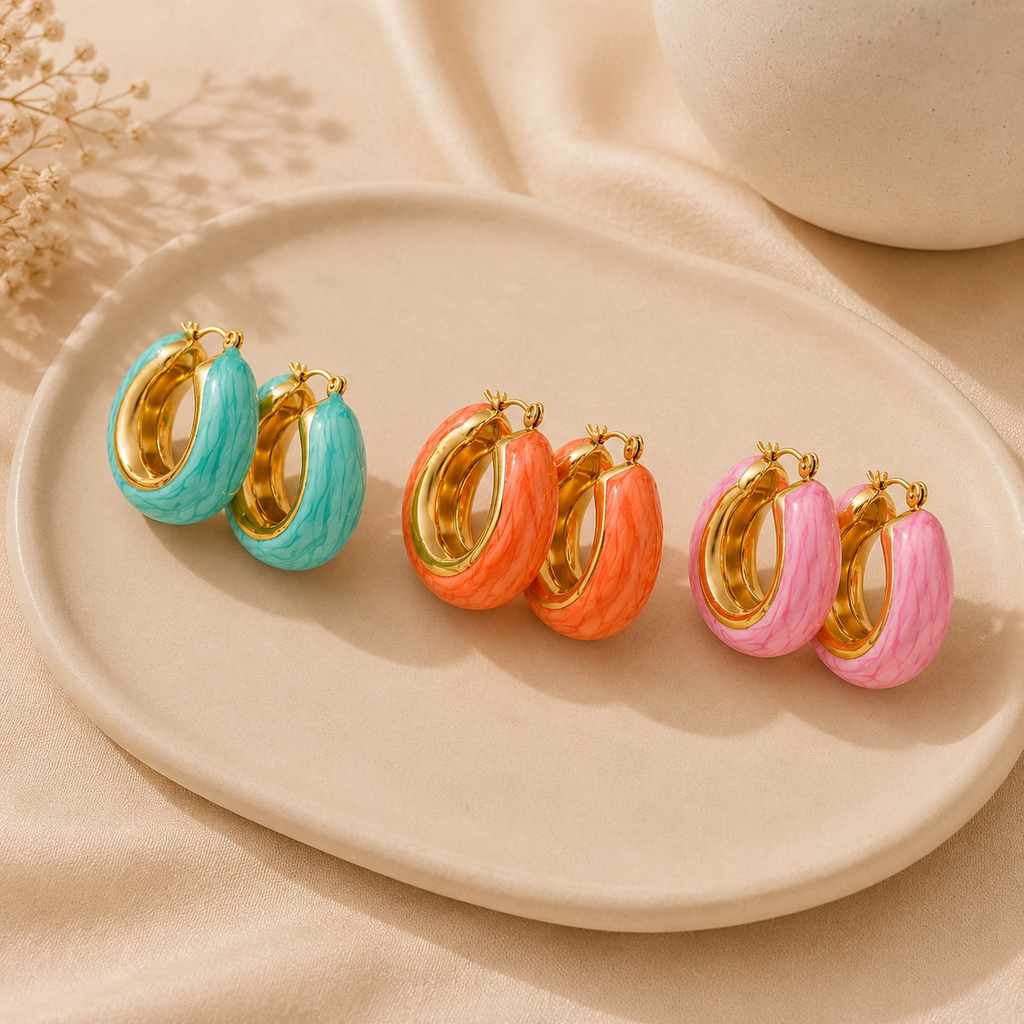 Sunset Drip Earrings