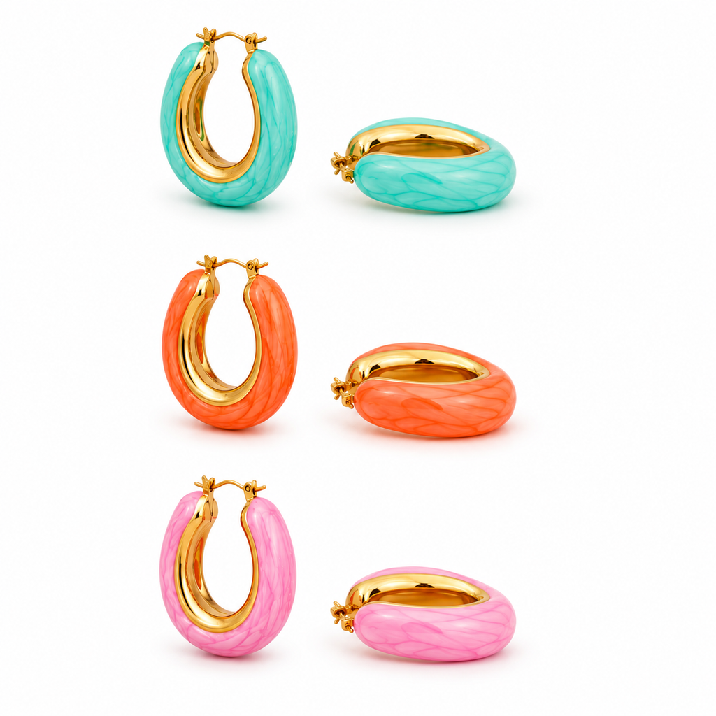 Sunset Drip Earrings