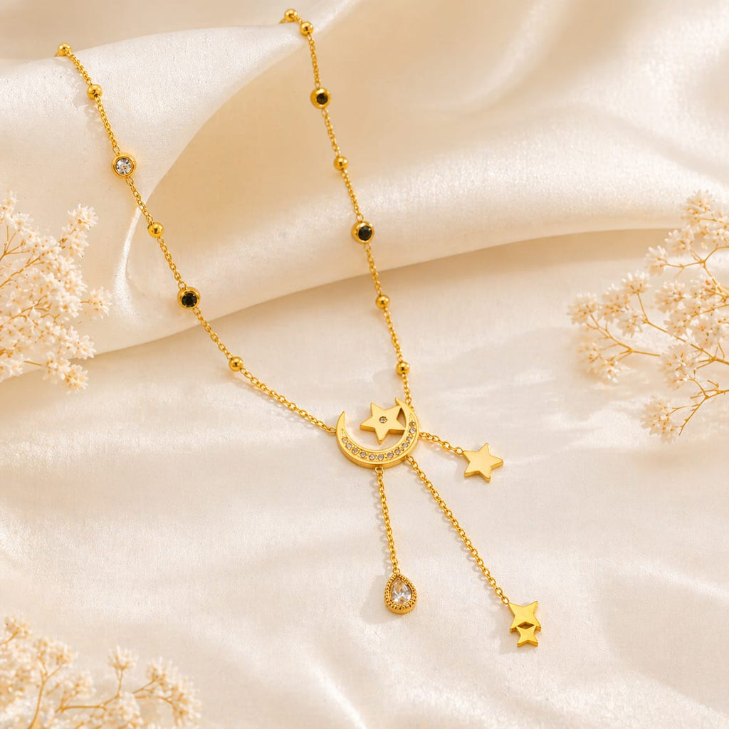 Moon & Star Necklace
