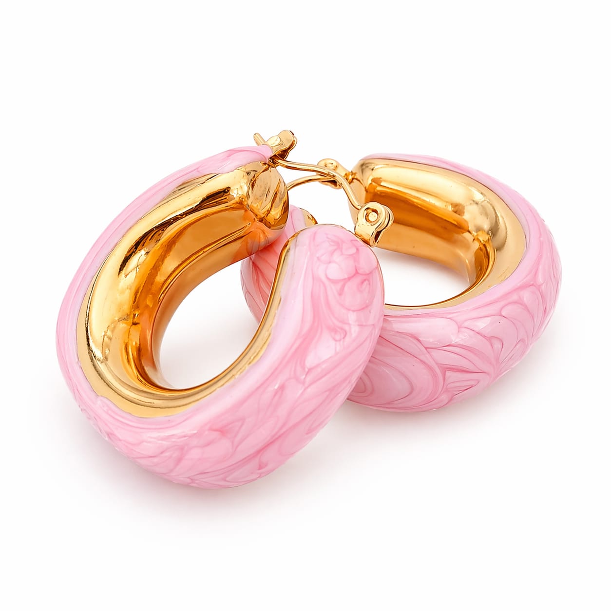 U-Shaped Drip Earrings | Gold Plated