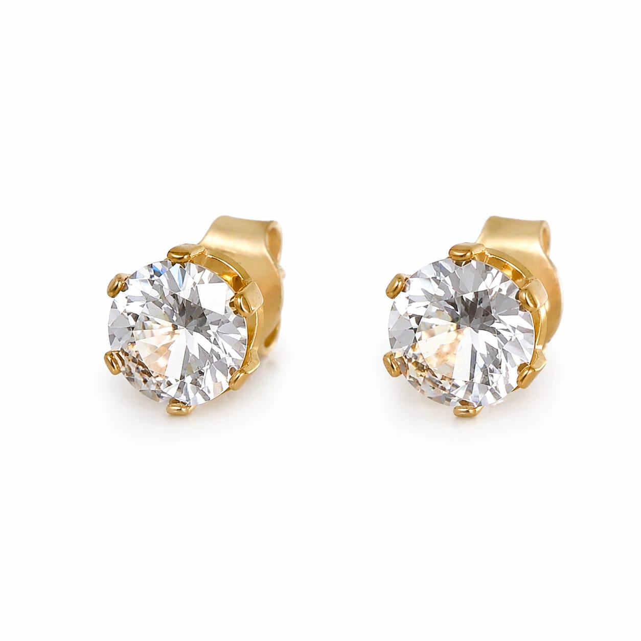 Zircon Star Drop Earrings Set (3 Pairs) | Gold Plated