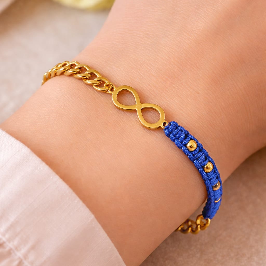 Infinity Bracelet | 18K Gold Plated | 6 Colours