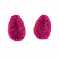 Mixed Colour Zircon Stud Earrings | Gold Plated