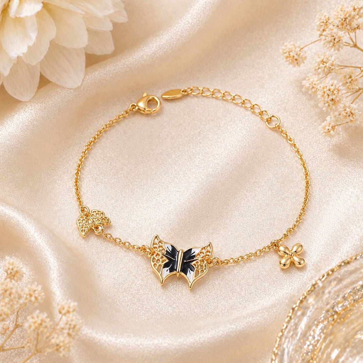 Butterfly Bracelet | 18K Gold Plated
