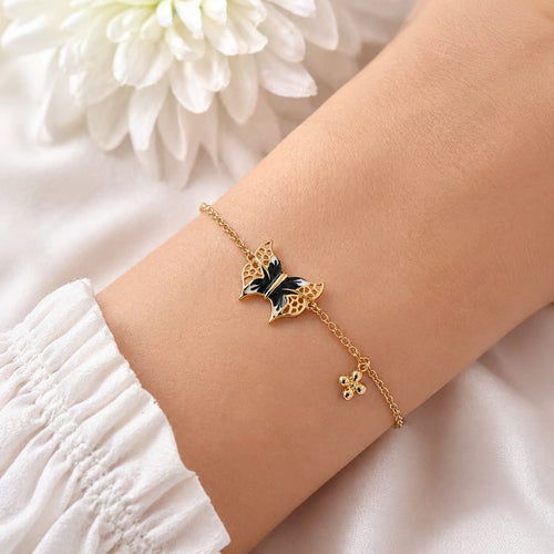 Butterfly Bracelet | 18K Gold Plated | Hypoallergenic