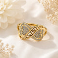 Infinity Crystal Ring
