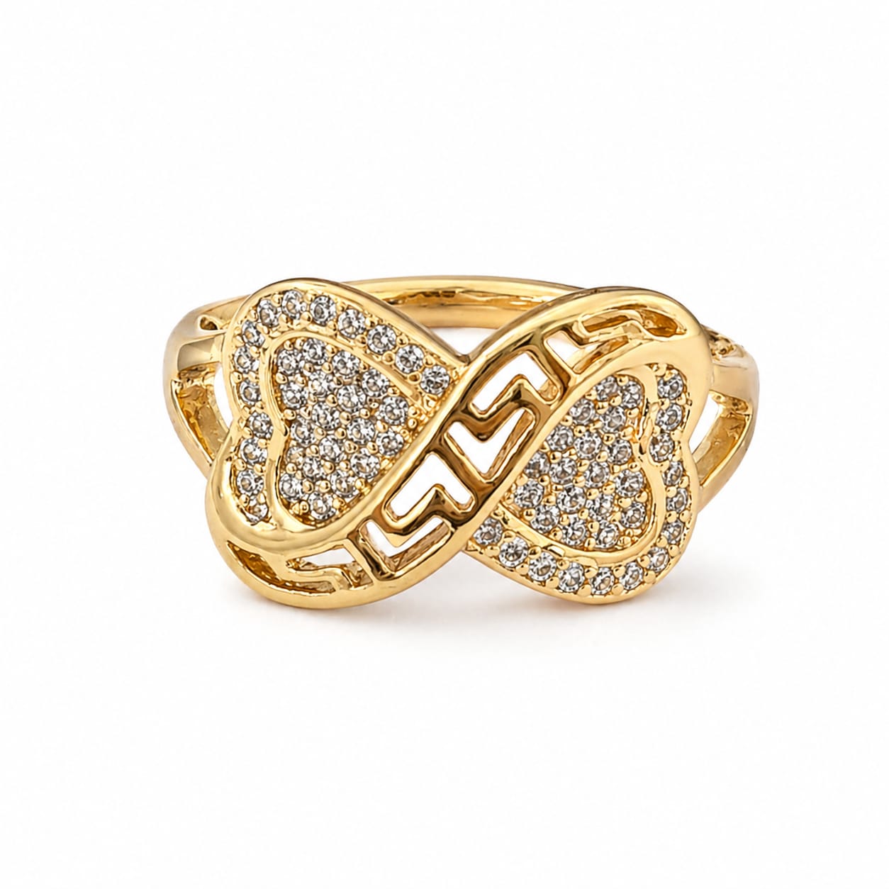 Infinity Crystal Ring