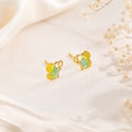 Butterfly Stud Earrings | Gold Plated